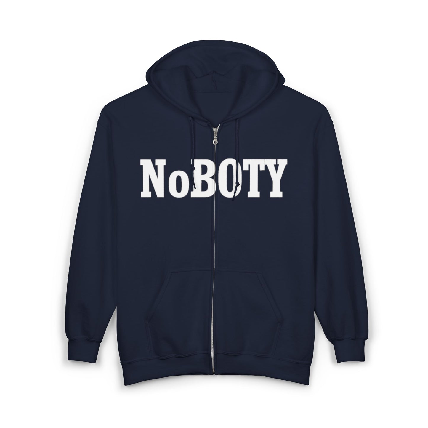 Unisex Heavy Blend™ Full Zip Hooded Sweatshirt - 'NoBOTY' Statement Hoodie for Comfort and Style, Casual Wear, Gift for Friends, [...]