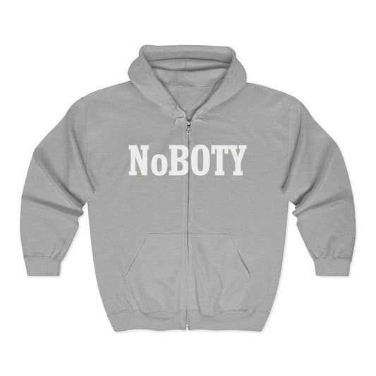 Unisex Heavy Blend™ Full Zip Hooded Sweatshirt - 'NoBOTY' Statement Hoodie for Comfort and Style, Casual Wear, Gift for Friends, [...]