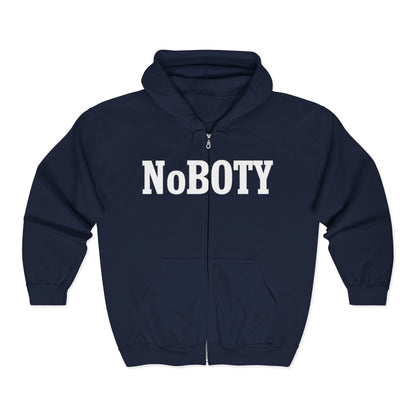 Unisex Heavy Blend™ Full Zip Hooded Sweatshirt - 'NoBOTY' Statement Hoodie for Comfort and Style, Casual Wear, Gift for Friends, [...]