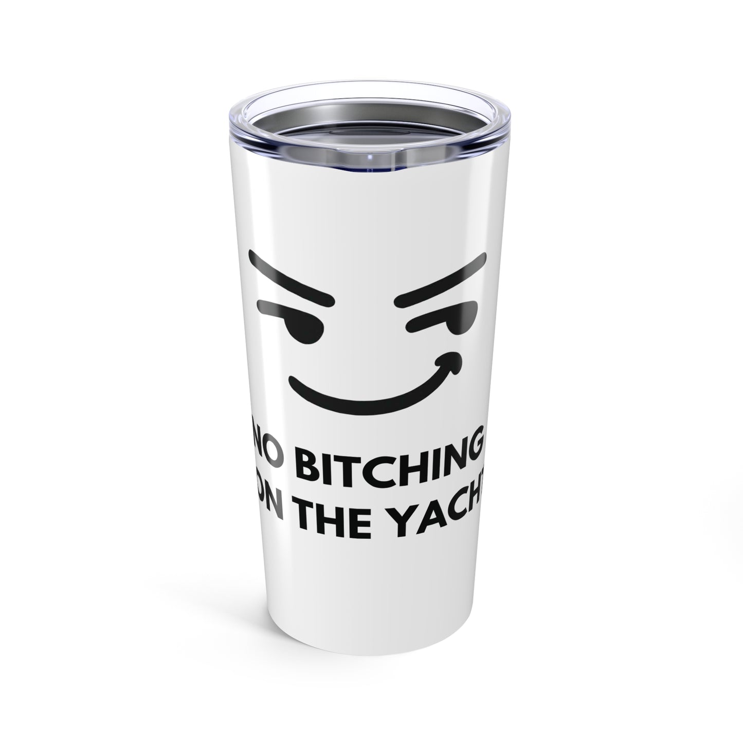20oz Sailboat Tumbler – "No Bitching on the Yacht" – Ideal Gift for Boating Enthusiasts
