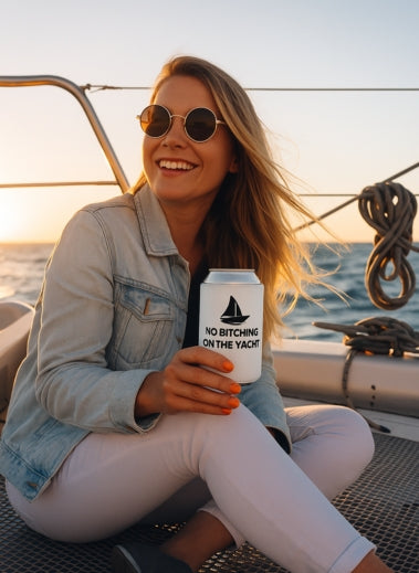 Nautical Can Cooler Sleeve