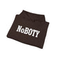 NoBOTY Statement Hoodie, Casual Unisex Sweatshirt, Motivational Pullover, Perfect for Gifting, Everyday Wear, Trendy Fashion
