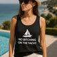 Unisex Garment-Dyed Tank Top, Relaxed Summer Top, Nautical Humor Shirt, Beach Party Attire, Sailing Gift