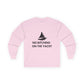 No Bitching on the Yacht Long Sleeve Tee - Unisex Cotton Shirt for Nautical Lovers