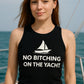 Unisex Garment-Dyed Tank Top, Relaxed Summer Top, Nautical Humor Shirt, Beach Party Attire, Sailing Gift