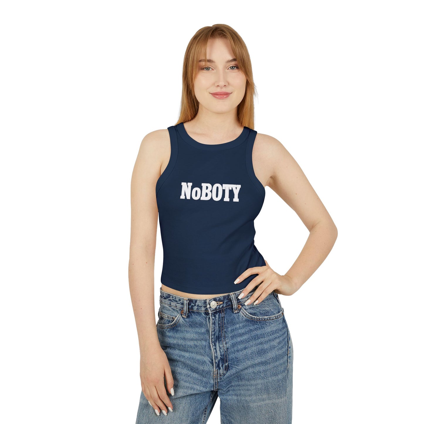No Bitching on the Yacht Micro Rib Racer Tank Top