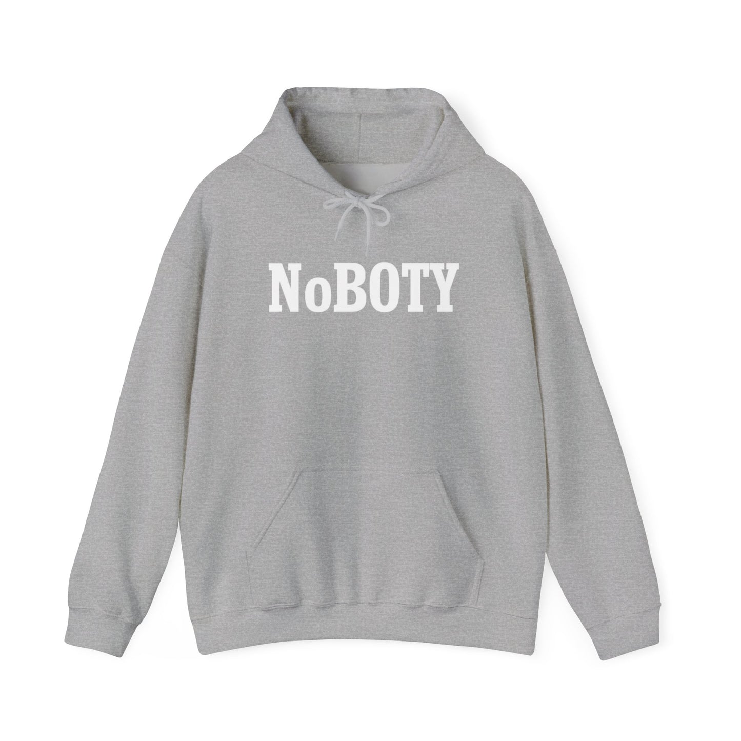 NoBOTY Statement Hoodie, Casual Unisex Sweatshirt, Motivational Pullover, Perfect for Gifting, Everyday Wear, Trendy Fashion
