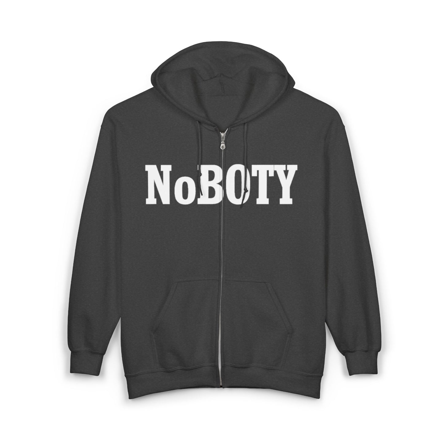 Unisex Heavy Blend™ Full Zip Hooded Sweatshirt - 'NoBOTY' Statement Hoodie for Comfort and Style, Casual Wear, Gift for Friends, [...]