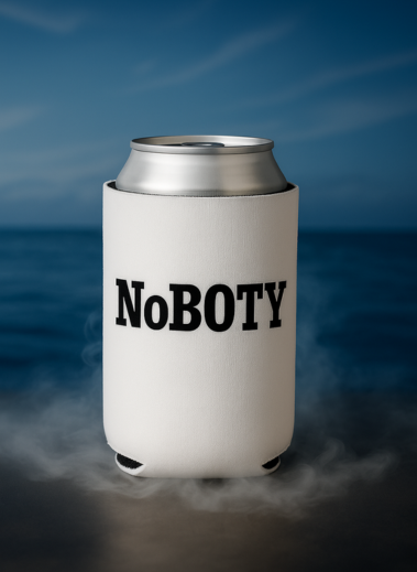 Can Cooler Sleeve with NBOTY Design - Perfect for Parties, Fiestas, Beach Days, Summer Celebrations, Personalized Gift