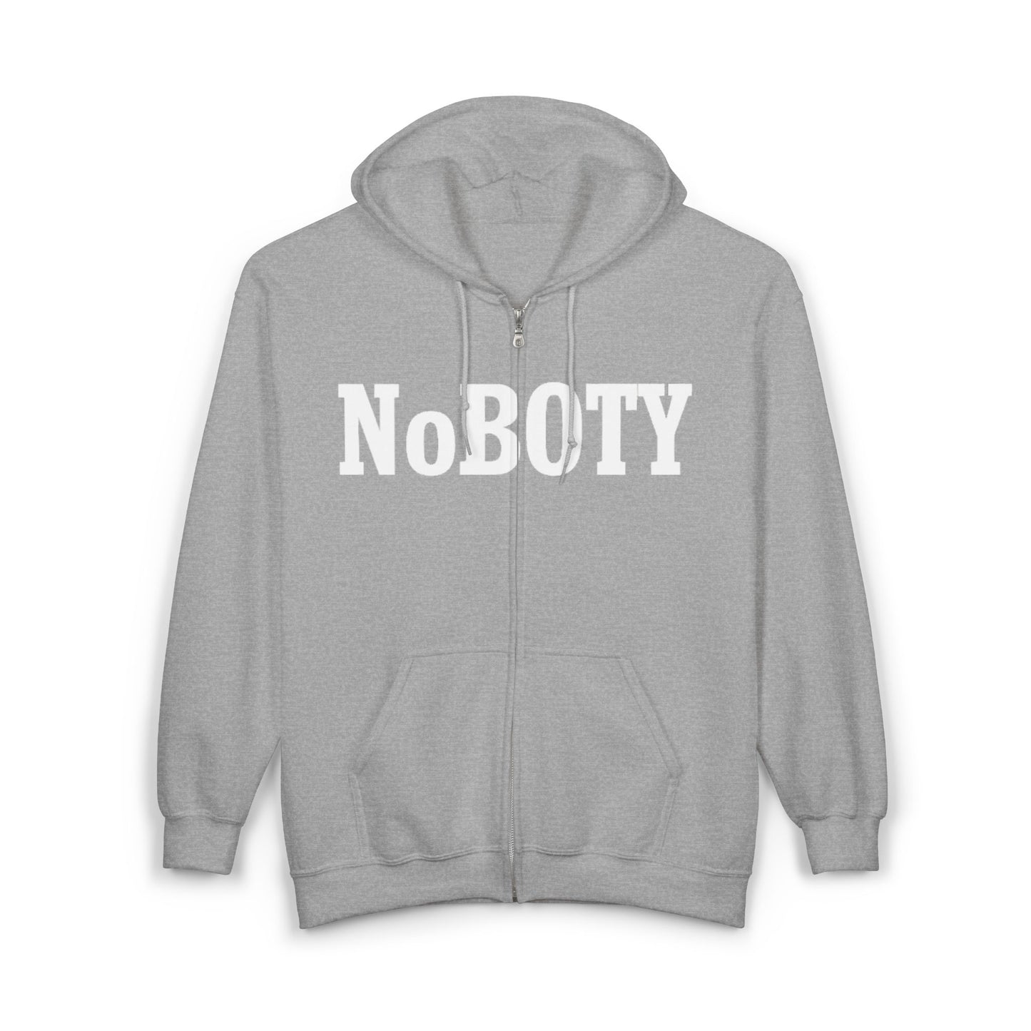 Unisex Heavy Blend™ Full Zip Hooded Sweatshirt - 'NoBOTY' Statement Hoodie for Comfort and Style, Casual Wear, Gift for Friends, [...]