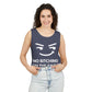 Unisex Garment-Dyed Tank Top, Relaxed Summer Top, Nautical Humor Shirt, Beach Party Attire, Sailing Gift