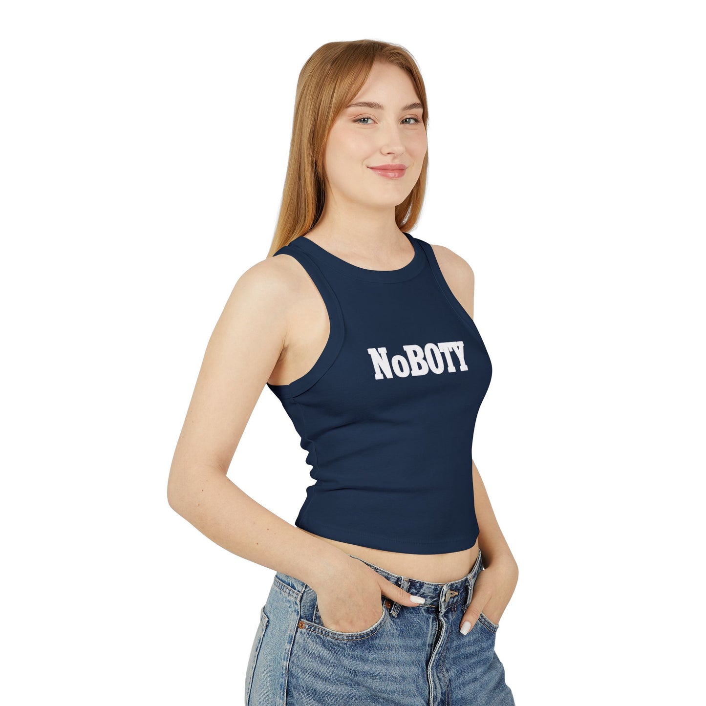 No Bitching on the Yacht Micro Rib Racer Tank Top